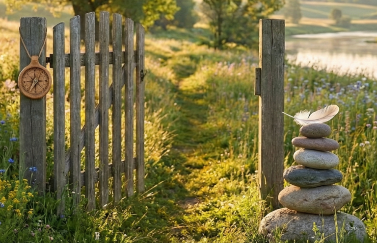 Symbolhaftes Bild für Vertrauen ins Leben